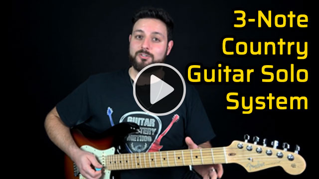 3 Note Country Guitar Solo System